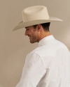 View of Cattleman Fur Cowboy Hat - Silverbelly