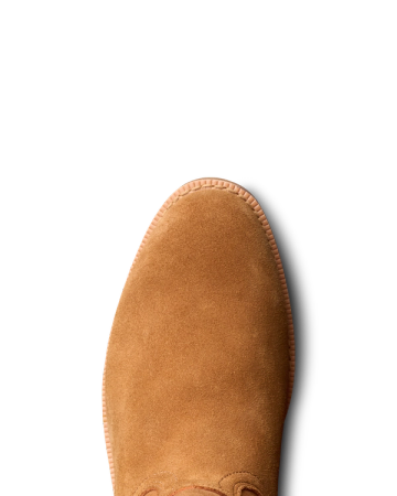 Toe view of The Rugged Roper - Cashew on plain background