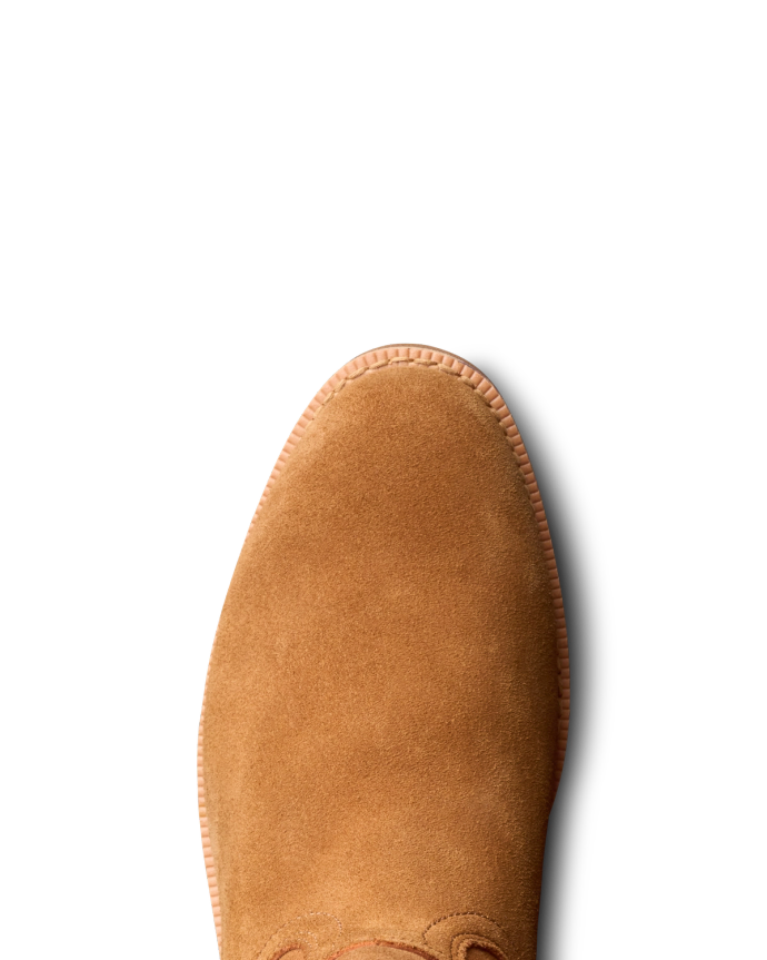 Toe view of The Rugged Roper - Cashew on plain background