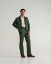 Full view of Men's Tecovas X H Bar C Birthday X Pant - Green on model