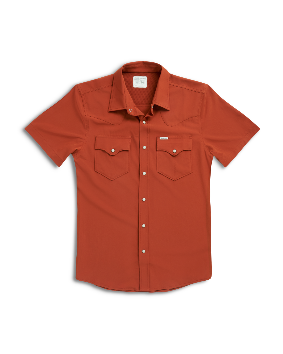 Men's Performance Western Short Sleeve Pearl Snap | Tecovas