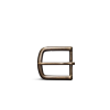 Front view of Men's Belt Buckle - Antique Brass on plain background
