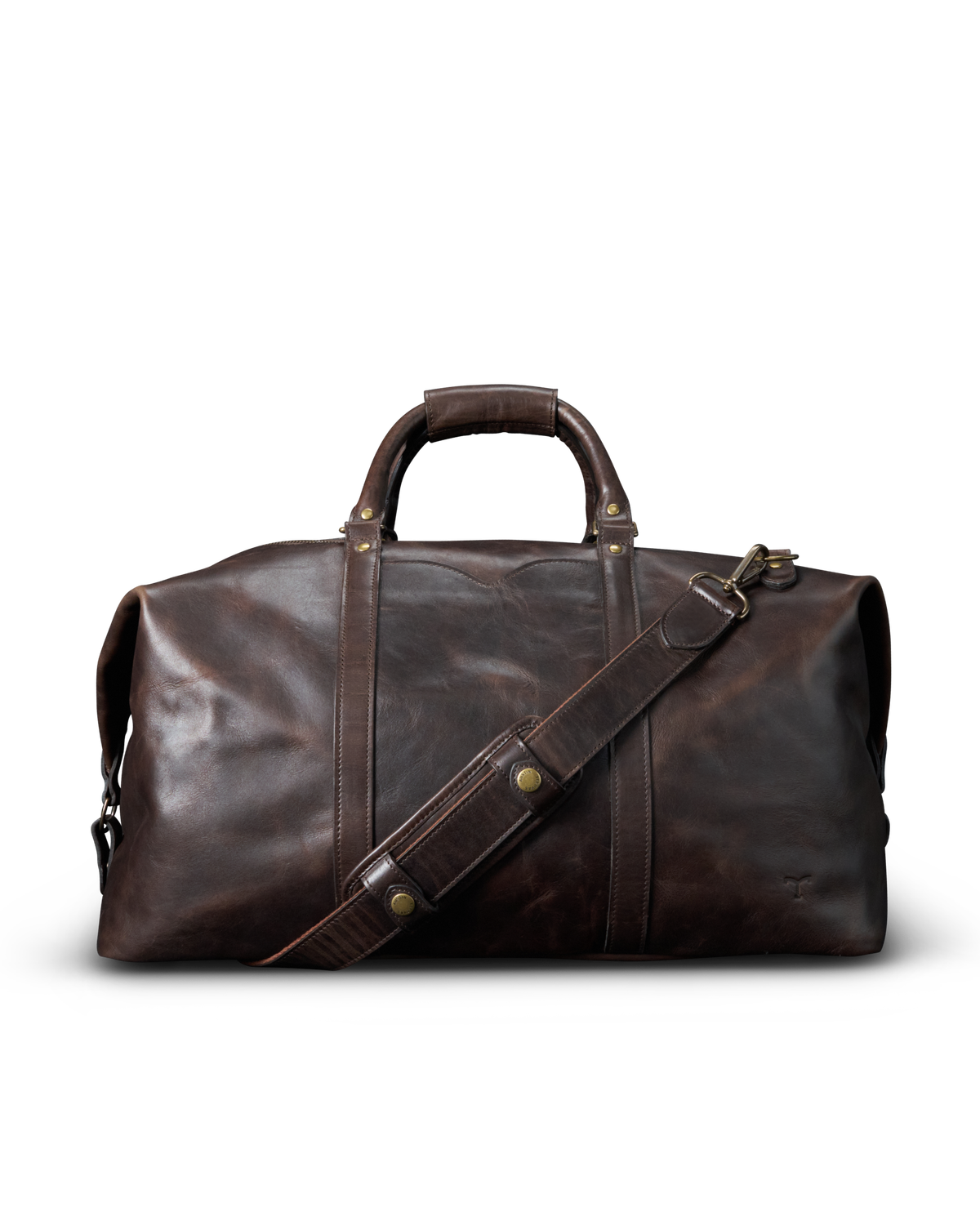 Tecovas leather duffle bag discount