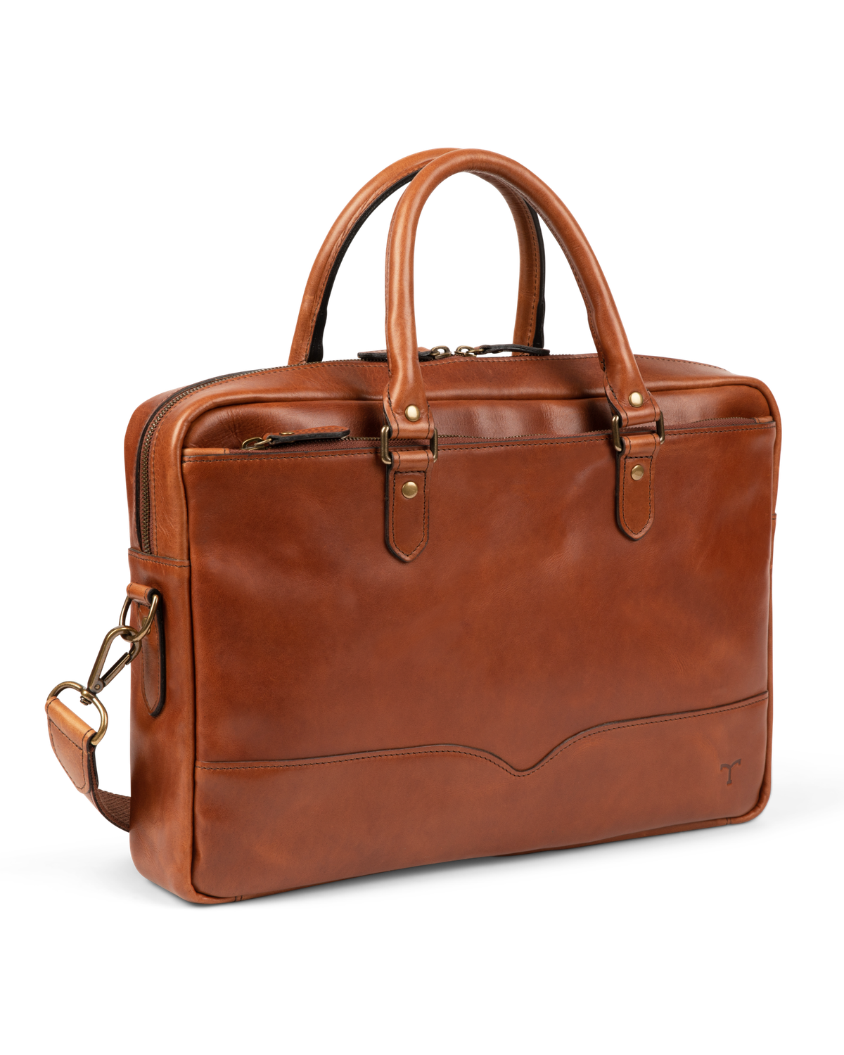 Bartlett Slim Briefcase Cognac Tecovas