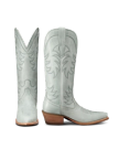 Pair view of The Annie Wide Calf - Slate Cowhide on plain background