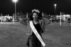 black and white image of Miss Black Arizona 2018