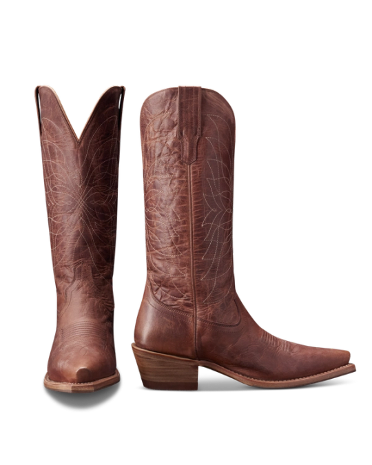 womens tall brown dress boots MICIFA Knee High Leather Boots for Women Suede Stiletto Kitten Heeled Boot Pointed Toe Side Zipper Boot Chocolate The durable low Handmade Womens Tall Leather Knee