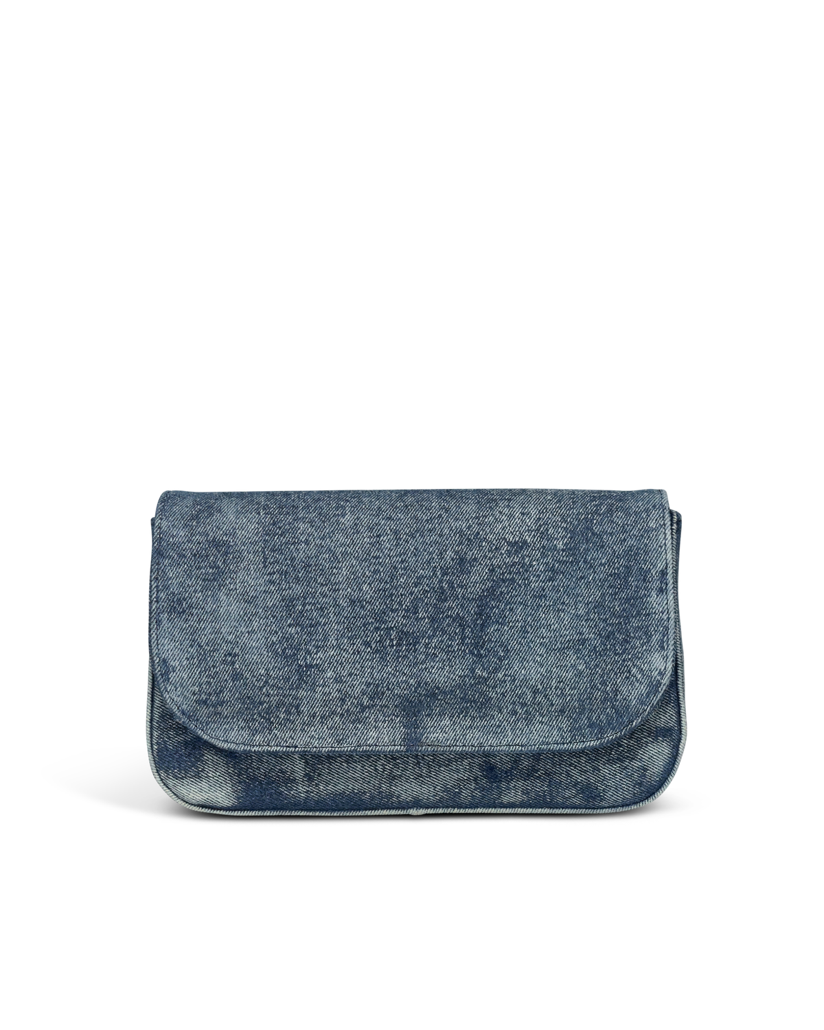 The Denim Shoulder Bag - Medium Wash denim | Tecovas