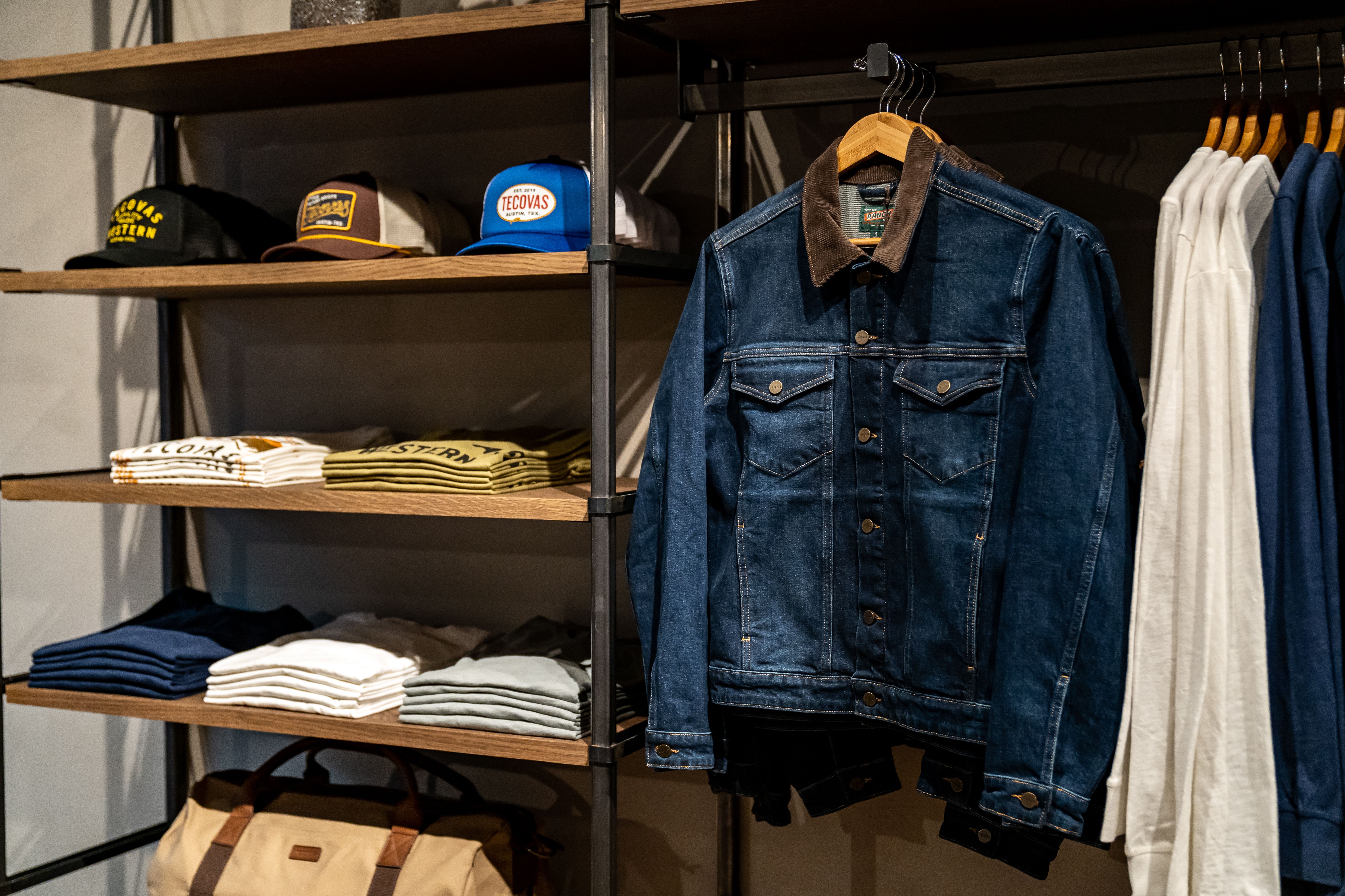 Image of the Tecovas Broadway store. 