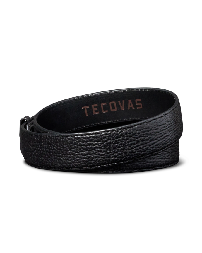 Back view of Men's Bison Belt II - Midnight on plain background