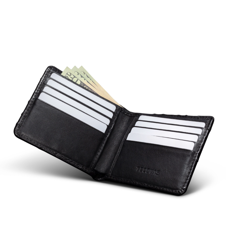 Pelle Line Ostrich Card Wallet