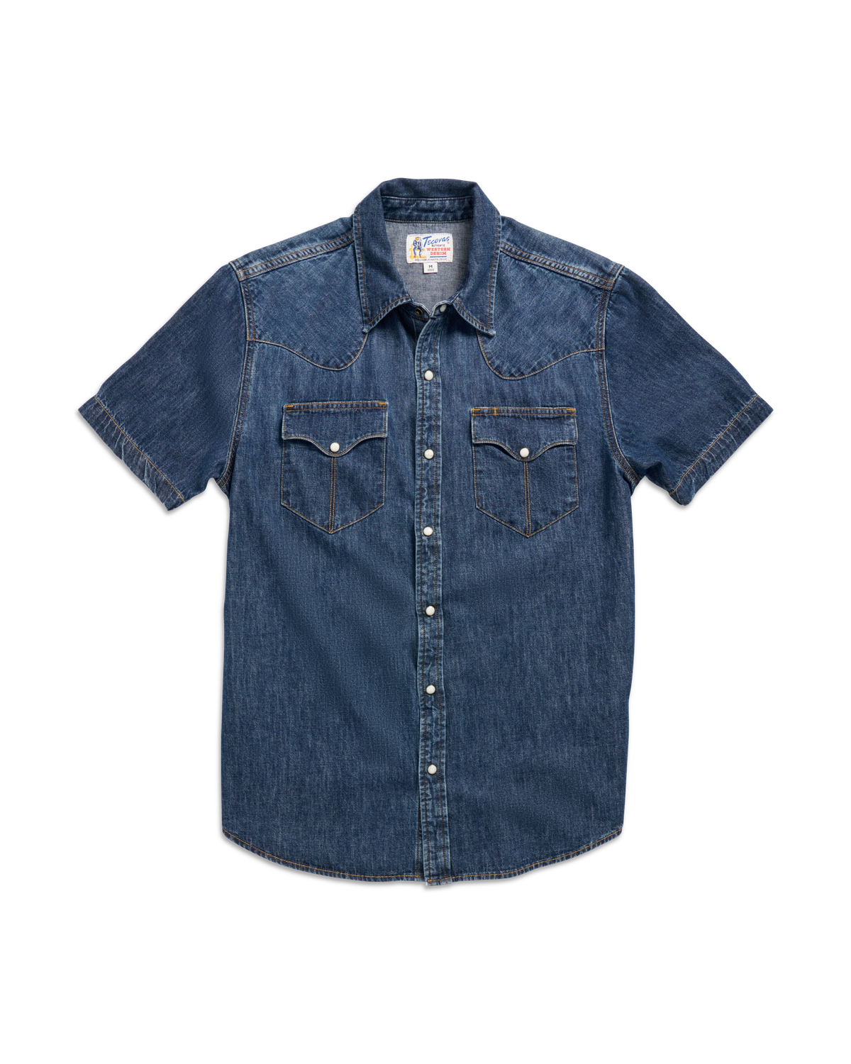 Men's Denim Short Sleeve Pearl Snap | Tecovas