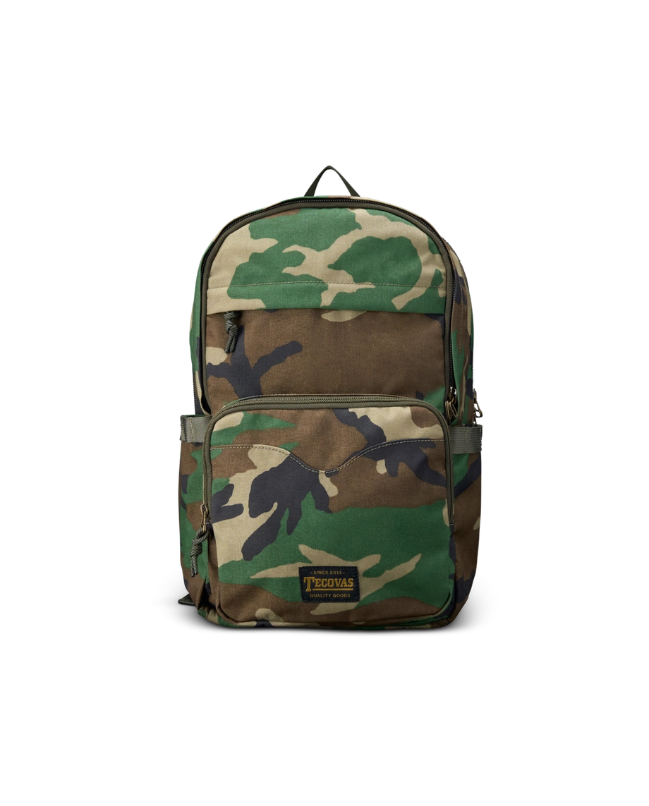Front view of Canyon Backpack - Camo on plain background
