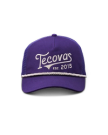 Front view of Tecovas Gameday Trucker - Purple on plain background