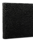 Closeup view of Men's Stingray Billfold - Jet Black