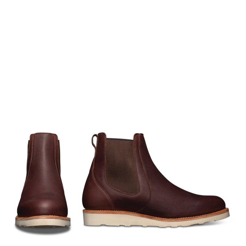 Men's Wedge Chelsea Boots | The Luke - Cognac | Tecovas