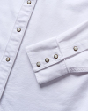 Closeup view of Women's Dolly Blouse - White