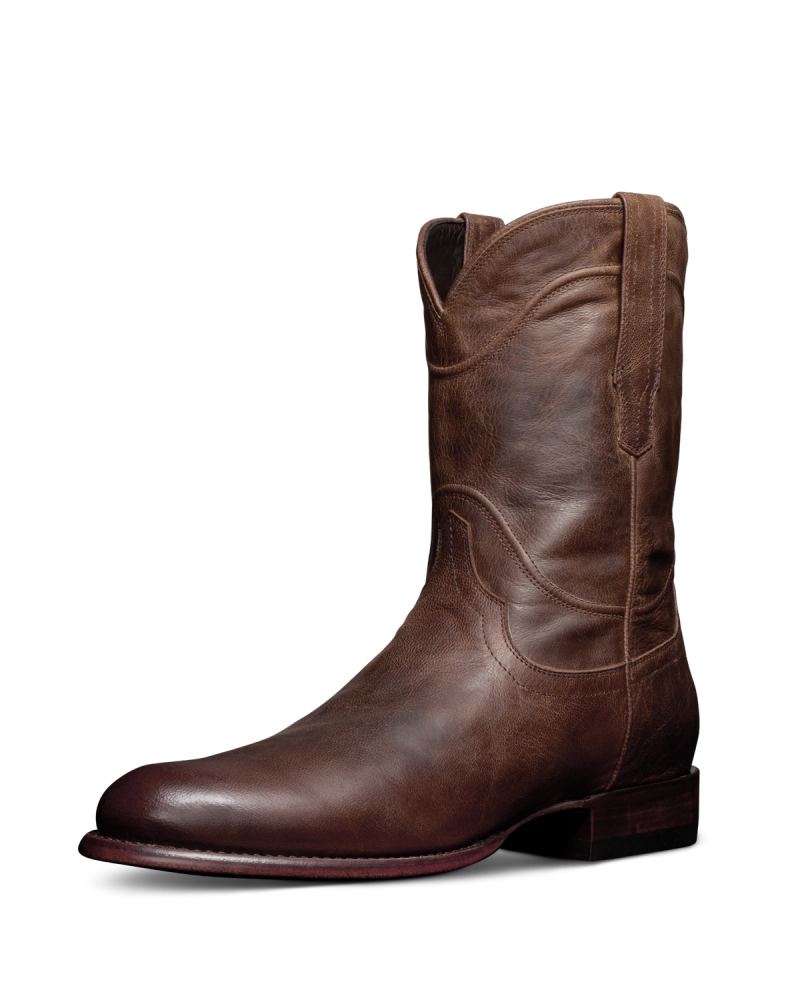 The Earl in Cafe Goat - Men's Roper Boot | Tecovas