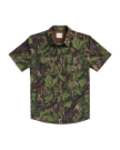 Closeup detail view of Men's Tecovas x Mossy Oak Performance Western Short Sleeve - Full Foliage