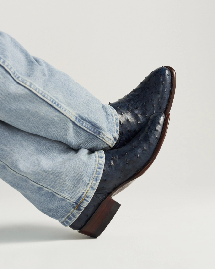 LIMITED RELEASE Tecovas Wyatt Arctic Blue Handmade Cowboy Boots The Wyatt Men main image 4