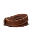 Back view of Men's Chore Belt - Tobacco on plain background