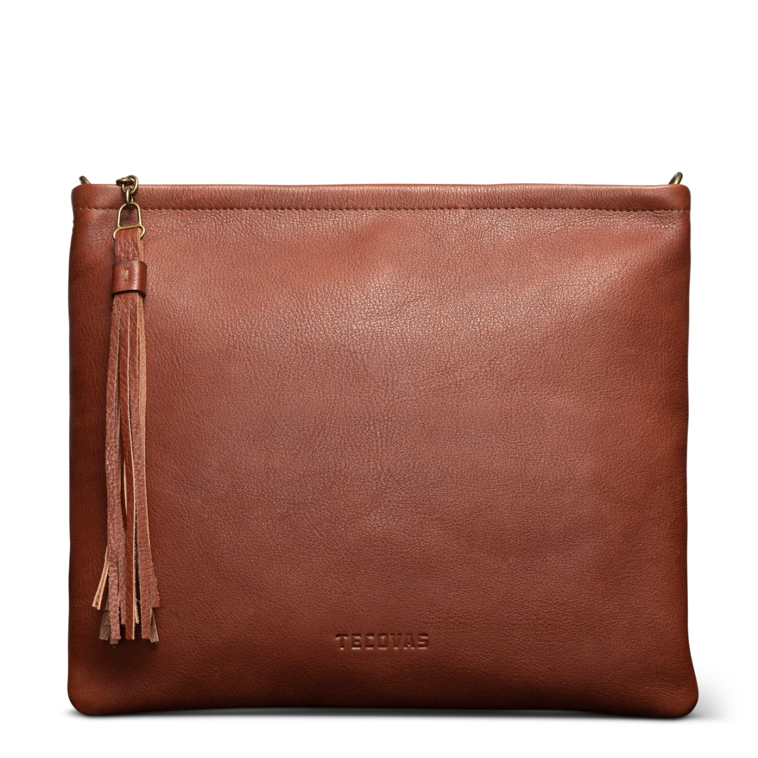 Leather Clutch - Fawn Bovine