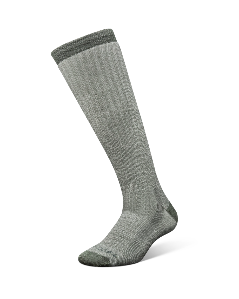 View of Over the Calf Merino Wool Socks (2-Pack) - Olive