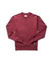 Front view of Men's Old School Sweatshirt - Oxblood on plain background