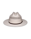 Back view of The Cruiser Straw Cowboy Hat - Natural on plain background