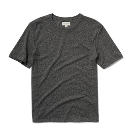 Flatlay image of the Men's Tri Blend Heather Tee