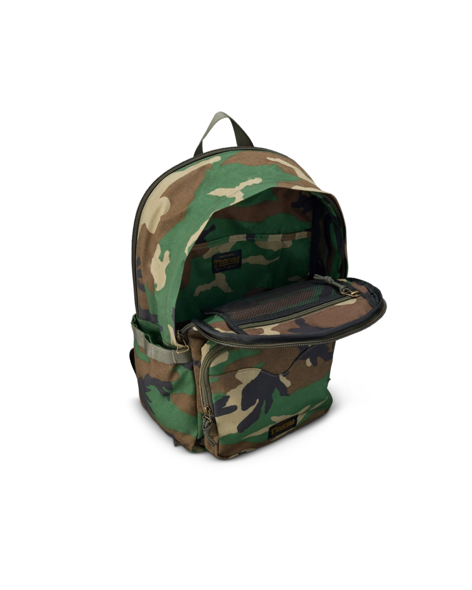 Front view of Canyon Backpack - Camo on plain background