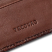 Closeup detail view of Alligator Billfold - Walnut