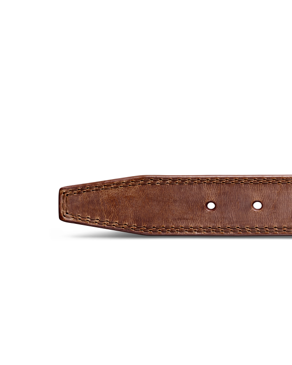 Closeup view of Women's Goat Belt - Scotch