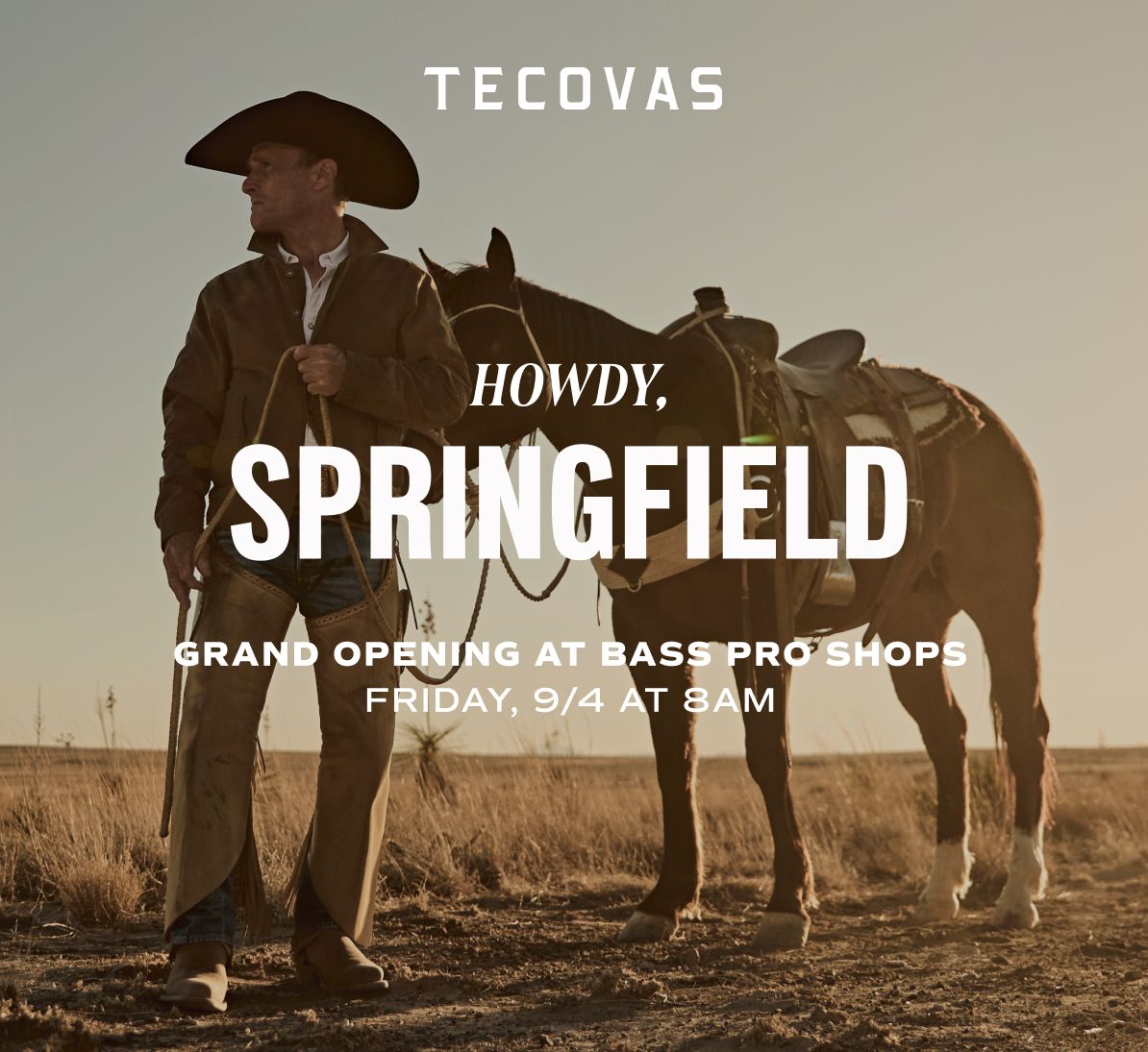 Tecovas now open at Bass Pro Shop