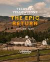 A pastoral scene with rolling hills and barns, featuring text: "Tecovas + Yellowstone. A Match Made in the West. Get the Yellowstone Look.