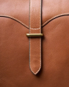 Closeup view of Women's Sierra Hobo Bag - Saddle Tan