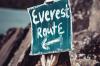 sign to Everest