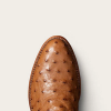 Pecan colored ostrich boot