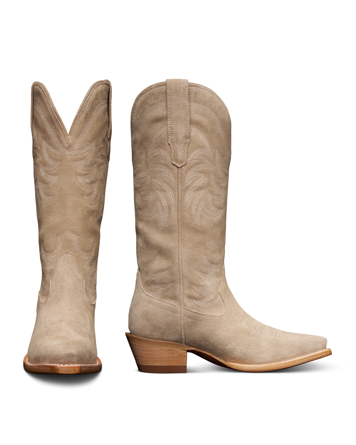 The Annie in Fawn Suede - Women's Cowgirl Boot | Tecovas