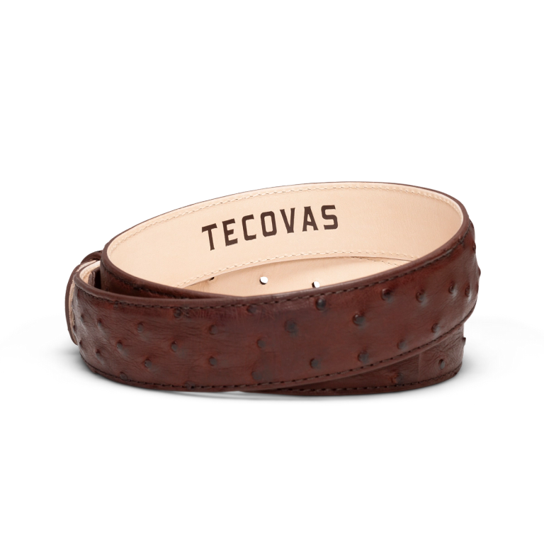 Tecovas Men's Handcrafted Ostrich Belt