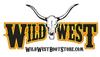 Logo of WildWestBootStore.com featuring a longhorn skull above bold text "Wild West". The website URL is displayed below.
