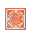 Front view of Gameday Bandana - Burnt Orange on plain background