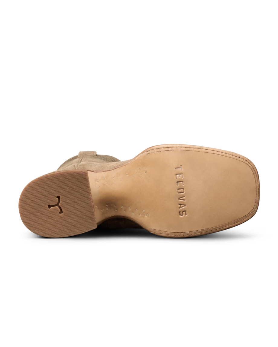 Sole view of The Doc - Gravel Suede on plain background