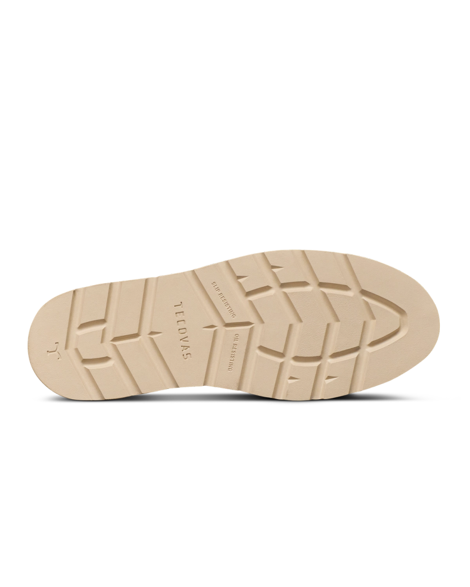 Sole view of The Knox - Dustwood Suede on plain background