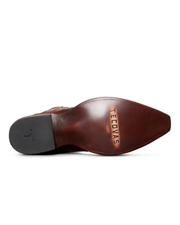 Sole view of The Garrett - Peanut on plain background