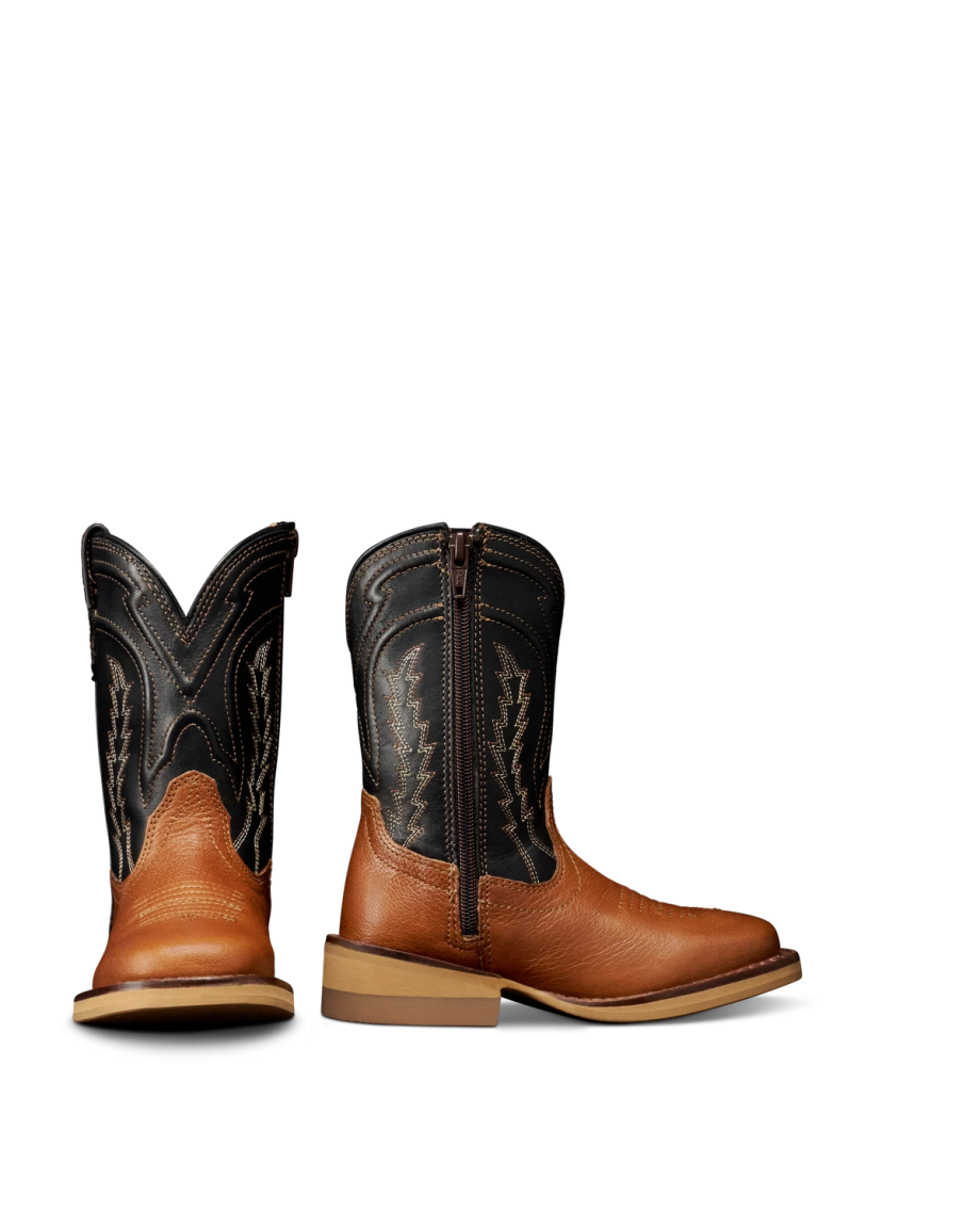 Pair view of The Doc Toddler - Tan Goat on plain background