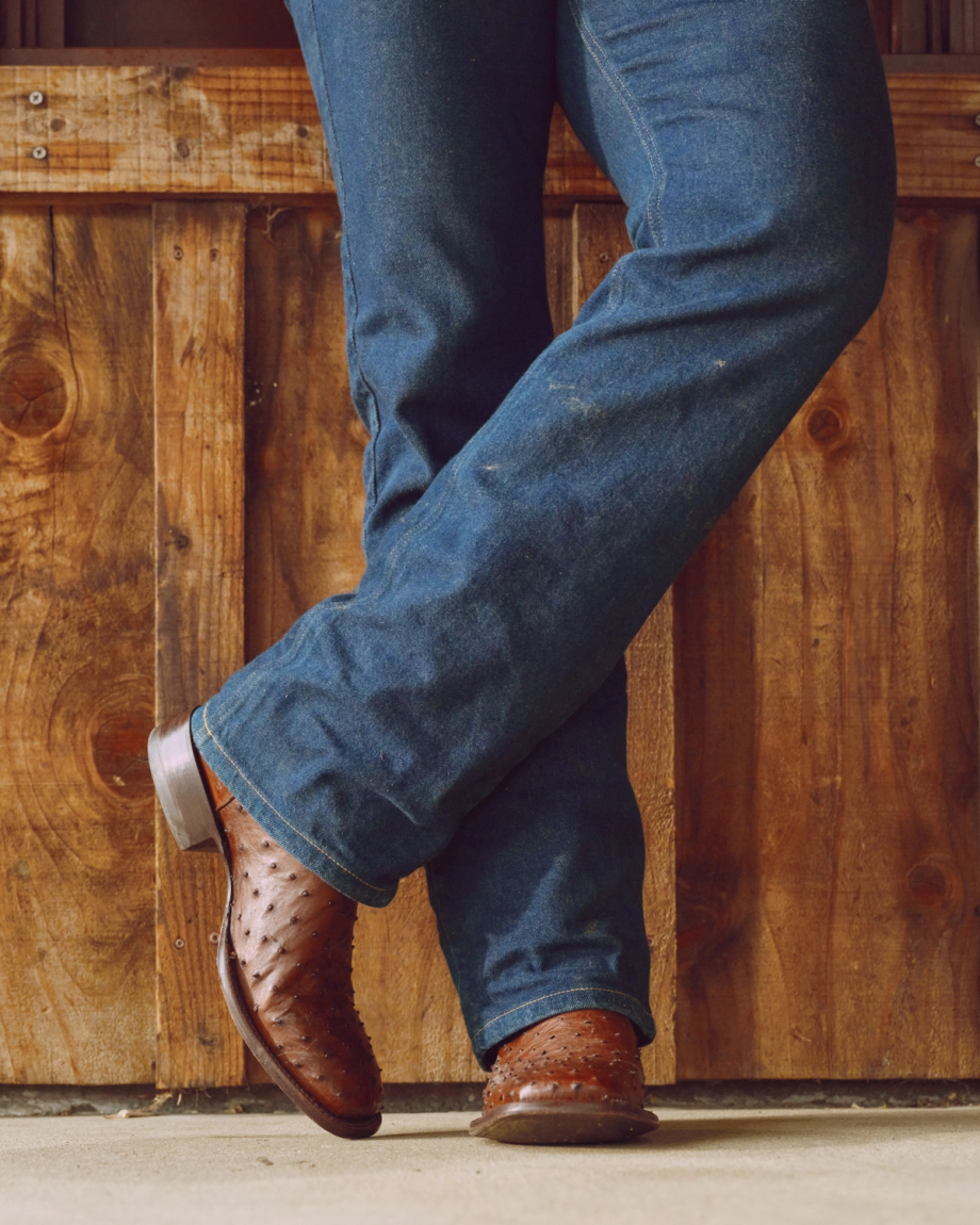 View of The Emmitt II - Hazelnut / Denim