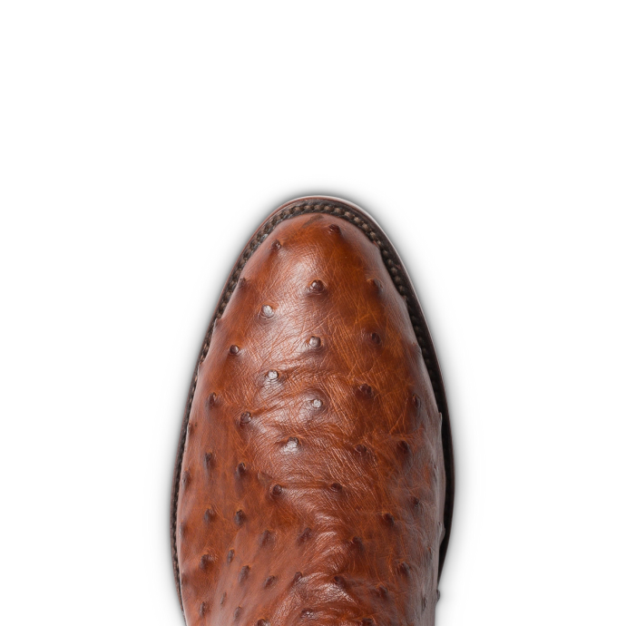 Toe view of The Duke - Pecan on plain background