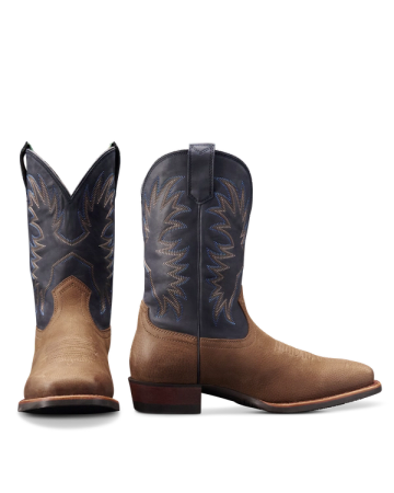 TECOVAS ウエスタンブーツ 11 1/2 スウェード 茶色 ベージュ Cowhide Cowboy Boots | Tecovas