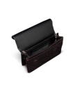 Front view of Concho Chain Crossbody - Black Cherry on plain background